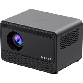 Resim Havit PJ211 Pro Android Tv Smart Projeksiyon Cihazı Siyah 