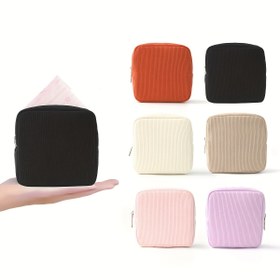 Resim Doldurulmuş Mini Seyahat Makyaj Çantası, Çoklu Bölümler, Su Geçirmez ve Taşınabilir 