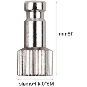 Resim Pazly Badger Airbrush Uyumlu 3 Adet Hızlı Ayrılabilir Pirinç M5 0.4 Erkek Bağlantı 