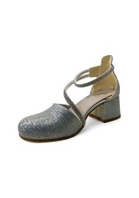Resim Tuğba Ortopedi 773 Kız Çocuk Topuklu Abiye Ayakkabı Gümüş 