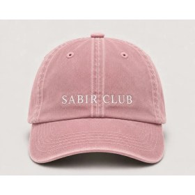 Resim "sabır Club" Sokak Stili Nakışlı Vintage Yıkamalı Beyzbol Şapkası 