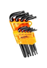 Resim Rico 9 Parça Torx Uçlu Kısa Alyan Takımı 