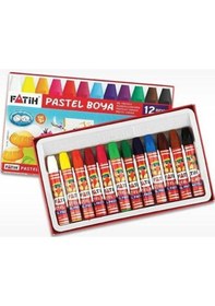 Resim 12'li Pastel Boya Kalemi 12 Renk Pastelboya Çok Renkli 