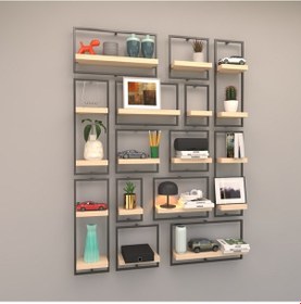 Resim Rafkestir Milano Raf Seti - Model 1 Akçaağaç ( Mat ) 