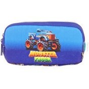 Resim Kaukko Kids 3 Bölmeli Cube Monster Truck Kalem Çantası 