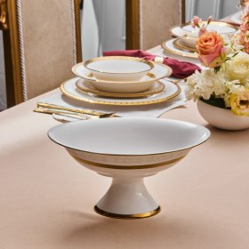 Resim Karaca Royal Bone Victoria Ayaklı Gondol Gold 25,5 cm 