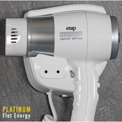 Resim Etap EE 187-4 Platinum Flat Energy Duvara Monte Otel Tipi Saç Kurutma Makinesi 