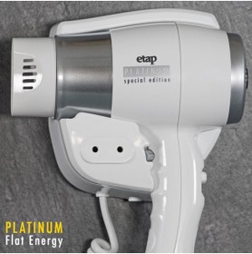 Resim Etap EE 187-4 Platinum Flat Energy Duvara Monte Otel Tipi Saç Kurutma Makinesi 