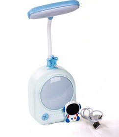 Resim Mukko Home Figürlü Temalı Şarj Edilebilir Masa Lambası – USB Şarjlı Çocuk Ders Lambası 