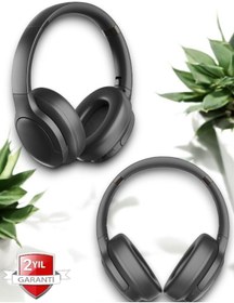 Resim HSY STORE Katlanabilir Kafaüstü ANC Özellikli Bluetooth Kulaklık - Suya Dayanıklı ve Rahat 