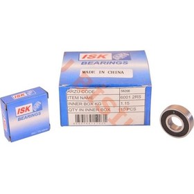 Resim Plastik Kapaklı 6001 Rulman 