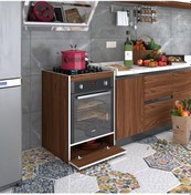 Resim Kenzlife Ankastre Modülü Kabini Berilyum Cvz Fırın Ocak Dolabı Kapaklı 