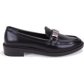 Resim Dagoster DZA07-863702 Siyah Günlük Loafer Kadın Ayakkabı 