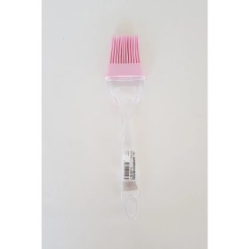 Resim Pembe Silikon Yumurta Fırçası 22 Cm, Mutfakta Pratik Kullanım Sağlar. 