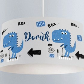 Resim instababyrooms Çocuk Odası Dijital Baskılı Tekli Modern Sarkıt Avize Special Model 0038 