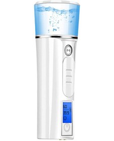 Resim Taşınabilir Nano Mister Yüz Kullanışlı Püskürtücü Usb Şarj Edilebilir Atomizasyon Buharlı Pişirici, Cilt Bakımı İçin Nemlendirici Ve Nemlendirici 