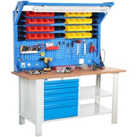 Resim starçelik Atölye Çalışma Tezgahı (1600x720x830-930/1844 mm) 