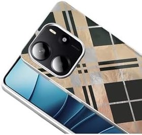 Resim Zipax Xiaomi Redmi İle Uyumlu Note 14 4G Kılıf Desenli Şık Tasarım Zr Mep Kahverengi 