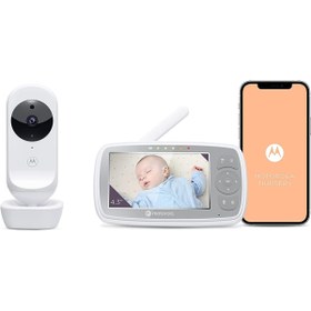 Resim Vm44 Bebek Monitörünü Wi-fi Kameralı, 4.3" Ekranlı Bebek Monitörüne Bağlayın, Kreş 