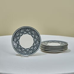 Resim Lenny 6 Parça Porselen Pasta Seti 