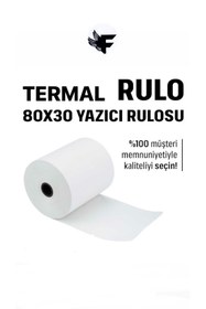 Resim FİGANLAR tam metraj Termal Yazarkasa Pos Rulosu 80 Mm X 30 Mt Adisyon, Bilgi Fişi ( 10adet Fiyatıdır) 