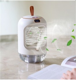 Resim Ambition Yeni Nemlendirme Sprey Fan Şarj Edilebilir Taşınabilir 