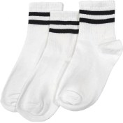 Resim Kapar Yakamoz 3'lü Extra Rahat Unisex Spor Yarım Konç Kolej Çorap 