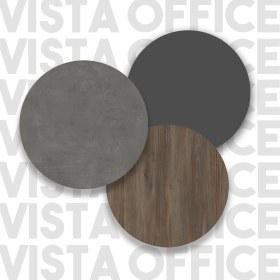 Resim Yurudesign Vista Abc Ofis Büro Masa Takımı Kahve-Beton-Antrasit Vs7-Cga 