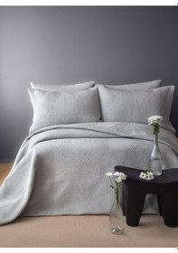 Resim Apricitas Home Yatak Örtüsü Set Savoy İndigo Çift Kişilik 