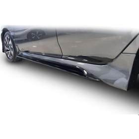 Resim Civic FC5 Mugen Yan Marşpiyel Seti Mat Siyah Plastik 2016- 2021 