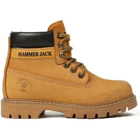 Resim Hammer Jack 102 16600-G Sarı Nubuk Kadın Hakiki Deri Bot 