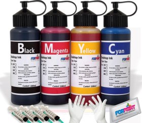 Resim Forprint Canon Tanklı Yazıcı Için Uyumlu Dolum Seti 4X500Ml 