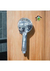 Resim Mintev Krom Modern Duş Seti Krom Hortum Ve Mafsal Krom 