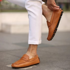 Resim Sail Laker's - Taba Deri Erkek Loafer Ayakkabı 101-6055-11169 