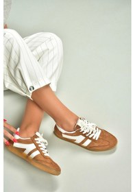 Resim Fox Shoes U652861402 Taba Süet Kadın Spor Ayakkabı Sneakers Taba-süet 