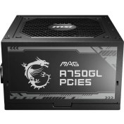 Resim Msı Mag A750GL Pcıe5 750W 80+Gold Power Supply 