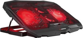 Resim Rampage AD-RX34 X-FRAME Siyah 4 Fanlı 9-17 İnç Notebook Soğutucu Stand - TESHİR 