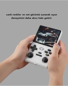 Resim M18 Taşınabilir Oyun Konsolu, HDMI Çıkışlı, Kablosuz Kontrolcülü, Dahili Bataryalı, Çok Renkli 