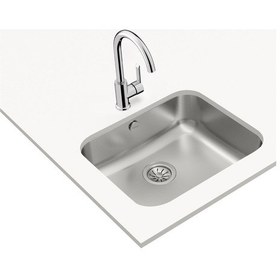 Resim Teka Be 50.40 1b Max Tezgahaltı Paslanmaz Çelik Mutfak Eviyesi Inox 