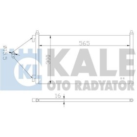 Resim KALE 378200 Klima Radyatoru (FİAT: DOBLO 01-1.3 MTJ 1.9 JTD) 46821270 (WF463194) 