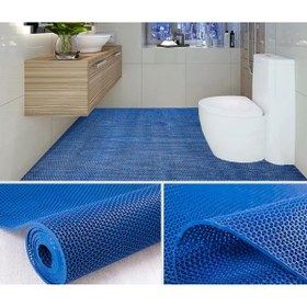 Resim Blue Home NEW Banyo Duş Havuz Zincir Mat Paspas Kaydırmaz Pvc Paspas / MAVİ / EBAT: 90 cm x 1 MT 