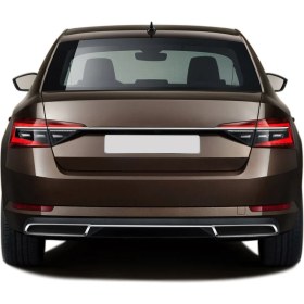 Resim S-Dizayn Skoda Superb Krom Egzoz Çıkışı 3 Parça Set 2020-2023 