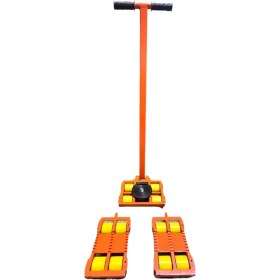 Resim Steinhand 6 Ton Kapasiteli Kestamit Tekerlekli Makina Taşıma Arabası, 360° Dönebilen Endüstriyel Tip, Depo ve Fabrikaya Uygun, Yük Taşıma Arabası, Domuzarabası 