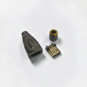 Resim Hq Speed HDMI Kablo Tamir Seti | Kopan Kablo Ucu için Altın Kaplama Erkek Uç 