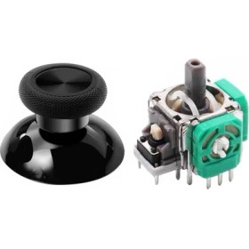 Resim XBOX One Analog Motor Topuz Seti 1+1 One - One S/X - Series S/X Uyumlu Siyah 
