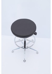 Resim Bintaşmobilya Siyah Deri Yüksek Bar Taburesi 