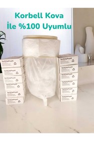 Resim YerliÇöpPoşeti Korbell 15/16l Uyumlu Yerli Bebek Bezi Çöp Poşeti 13lü 