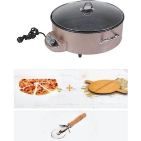 Resim Tandırım Pizzacım Çok Amaçlı Pişirici (PİZZA KESİCİ VE KÜREK HEDİYELİ) 