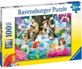 Resim Ravensburger 100 Parça Puzzle Büyülü Peri Gecesi 109425 