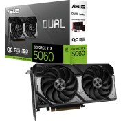 Resim Asus DUAL-RTX5060-O8G-NVIDIA-GEFORCE-RTX 5060-8GB GDDR7-128BIT--OC-HDMI-3XDP-DLSS3 Ekran Kartı 